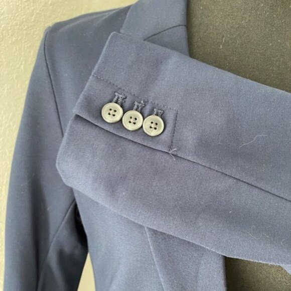 NWOT OLD NAVY Blue Stretch Knit Blazer Jacket Medium - Picture 9 of 12